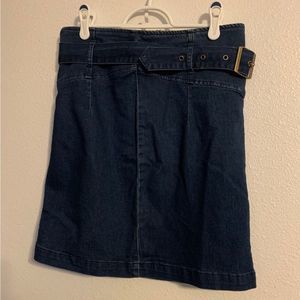 FREE People Size 10 Blue Mini Skirt